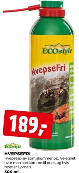 jem & fix Hvepsefri bekæmpelsesmiddel tilbud