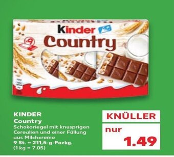 Kaufland DE Kinder Country tilbud
