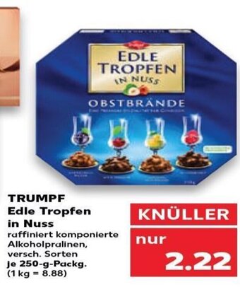 Kaufland Trumpf Edle Tropfen in Nuss tilbud