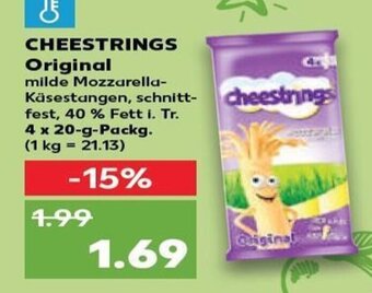 Kaufland Cheestrings Original tilbud