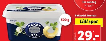 Lidl Bakkedal Smørbar tilbud