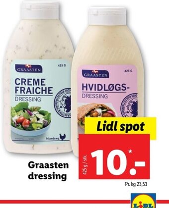 Lidl Graasten dressing tilbud