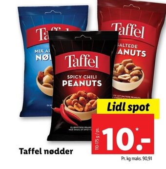 Lidl Taffel Nødder tilbud