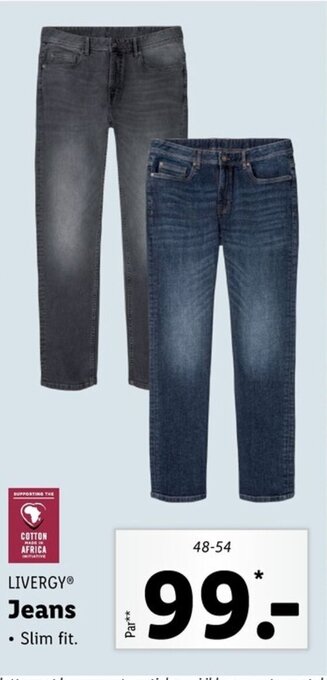 Lidl Livergy Jeans tilbud