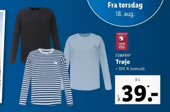 Lidl Esmara Trøje tilbud