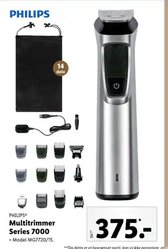 Lidl Philips Multitrimmer Series 7000 tilbud