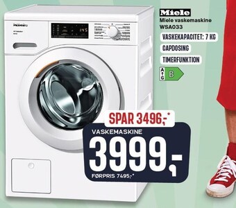Skousen Miele vaskemaskine tilbud