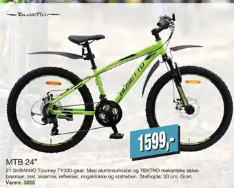 Harald Nyborg Busetto MTB 24 " tilbud