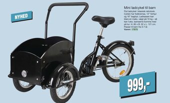 Harald Nyborg Mini ladcykel til barn tilbud