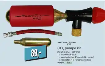 Harald Nyborg Busetto Pro CO pumpe kit tilbud