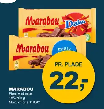 Let-Køb Daim chokoladeplade tilbud