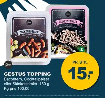 Let-Køb Gestus cocktailpølser tilbud