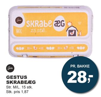 Let-Køb Gestus æg tilbud