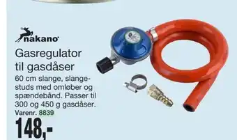 Nakano Gasregulator Til Gasdåser