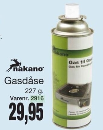 Harald Nyborg Nakano Gasdåse tilbud