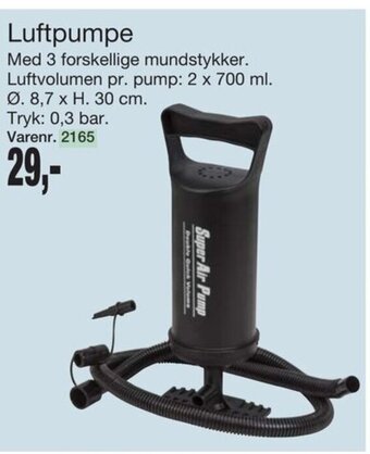 Harald Nyborg Luftpumpe tilbud