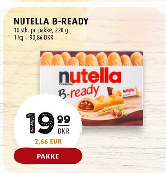 Scandinavian Park Nutella b-ready tilbud