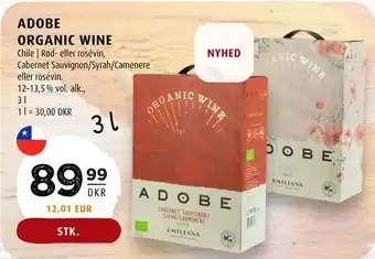 Scandinavian Park Adobe organic wine tilbud