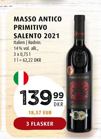 Scandinavian Park Masso antico primitivo salento 2021 tilbud