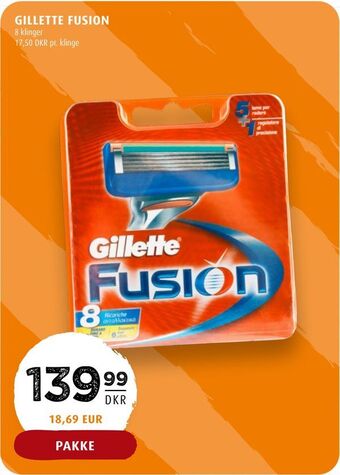 Scandinavian Park Gillette fusion tilbud