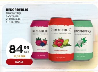 Scandinavian Park Rekorderlig tilbud