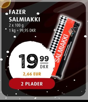 Scandinavian Park Fazer salmiakki tilbud