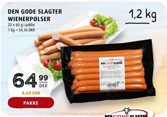 Scandinavian Park Den gode slagter wienerpølser tilbud