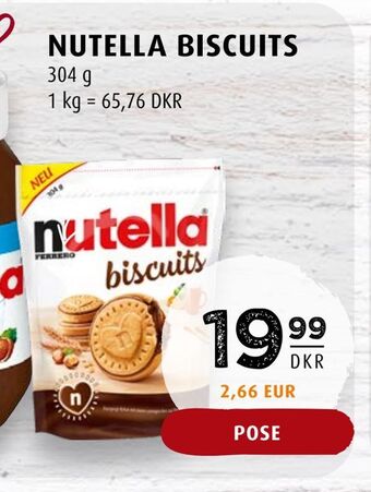 Scandinavian Park Nutella biscuits tilbud