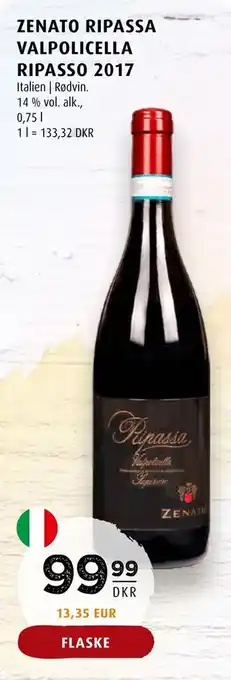 Scandinavian Park Zenato ripassa valpolicella ripasso 2017 tilbud
