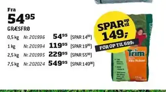 Bygma Græsfrø tilbud