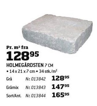 Bygma Holmegårdsten tilbud