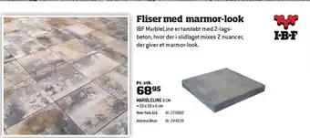Fliser med marmor-look