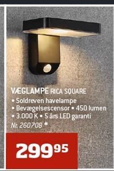 Bygma Væglampe tilbud