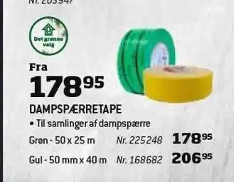 Bygma Dampspærretape tilbud