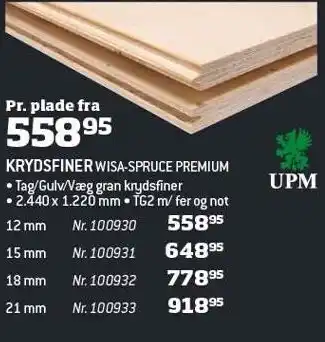 Bygma Krydsfiner tilbud