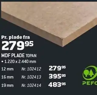 Mdf plade