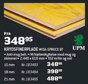 Bygma Krydsfinerplade tilbud