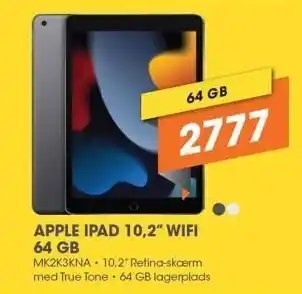 Expert Apple ipad 10,2" wi-fi 64gb tilbud
