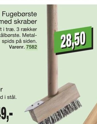 Harald Nyborg Fugebørste med Skraber tilbud