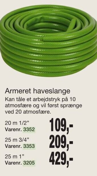 Harald Nyborg Armeret Haveslange tilbud
