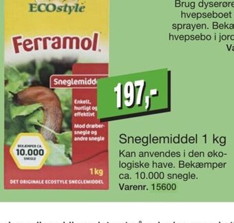 Harald Nyborg Sneglemiddel 1 Kg tilbud