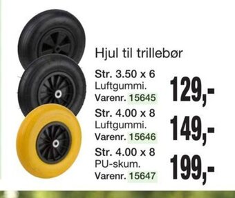 Harald Nyborg Hjul til Trillebør tilbud
