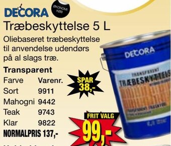 Harald Nyborg Træbeskyttelse 5 L tilbud