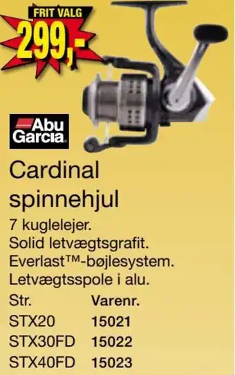 Harald Nyborg Cardinal spinnehjul tilbud