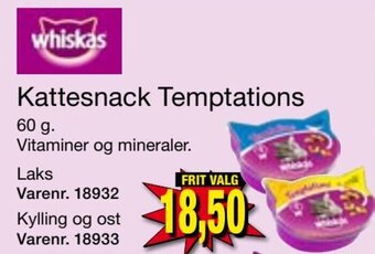 Kattesnack temptations