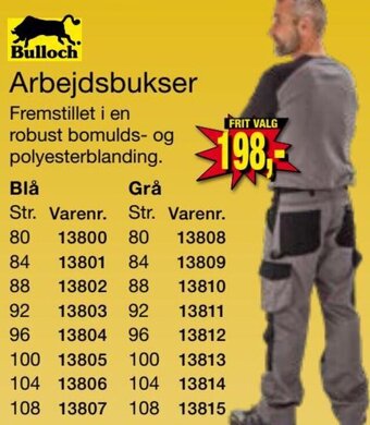 Harald Nyborg Arbejdsbukser tilbud