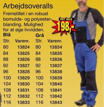 Harald Nyborg Arbejdsoveralls tilbud
