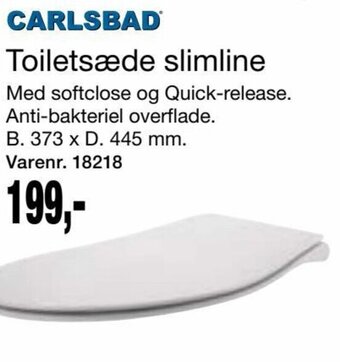 Harald Nyborg Toiletsæde slimline tilbud