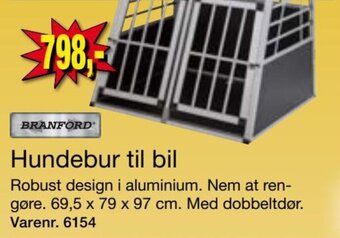 Harald Nyborg Hundebur til bil tilbud