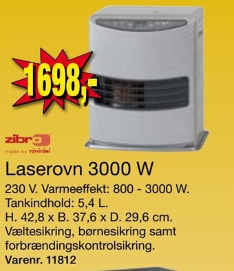 Harald Nyborg Laserovn 3000 W tilbud
